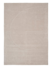 Lineal Poem Matta, Beige från Linie Design
