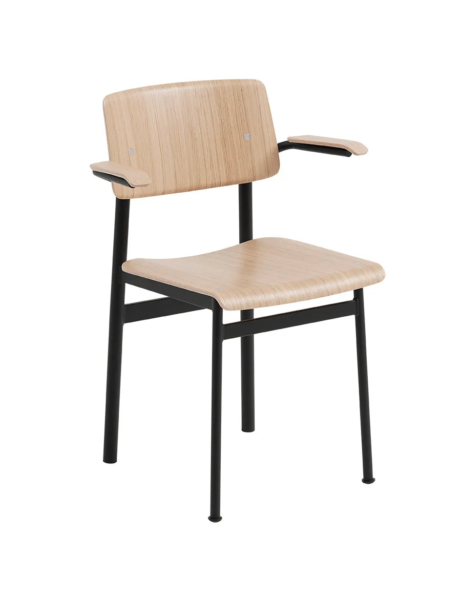 Loft-fåtölj från Muuto - Oak- black - Jacobsen Plus