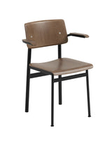 Loft-fåtölj från Muuto - Dark brown- black - Jacobsen Plus