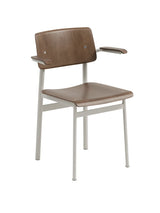 Loft-fåtölj från Muuto - Dark brown- grey - Jacobsen Plus