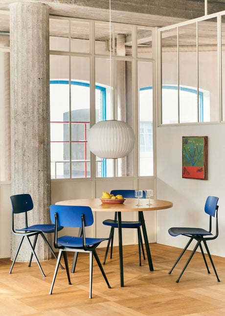 Loop Stand Round bord, Ø105 från Hay - Vit laminat - Jacobsen Plus