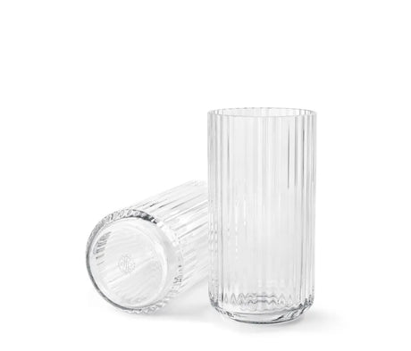 Lyngbyvasen i klart glas från Lyngby Porcelæn - H: 12 / Klar - Jacobsen Plus