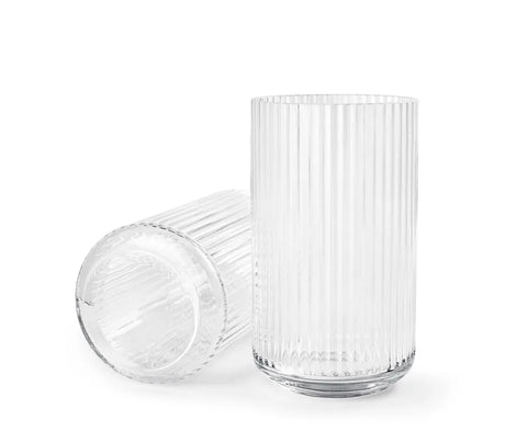 Lyngbyvasen i klart glas från Lyngby Porcelæn - H: 12 / Klar - Jacobsen Plus