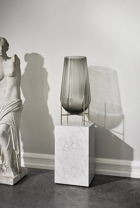 Plinth Tall Vit Carrara marmor från Audo Copenhagen - 4 - Jacobsen Plus