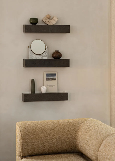 Plinth Shelf Grå Kendzo marmor från Audo Copenhagen - 3 - Jacobsen Plus