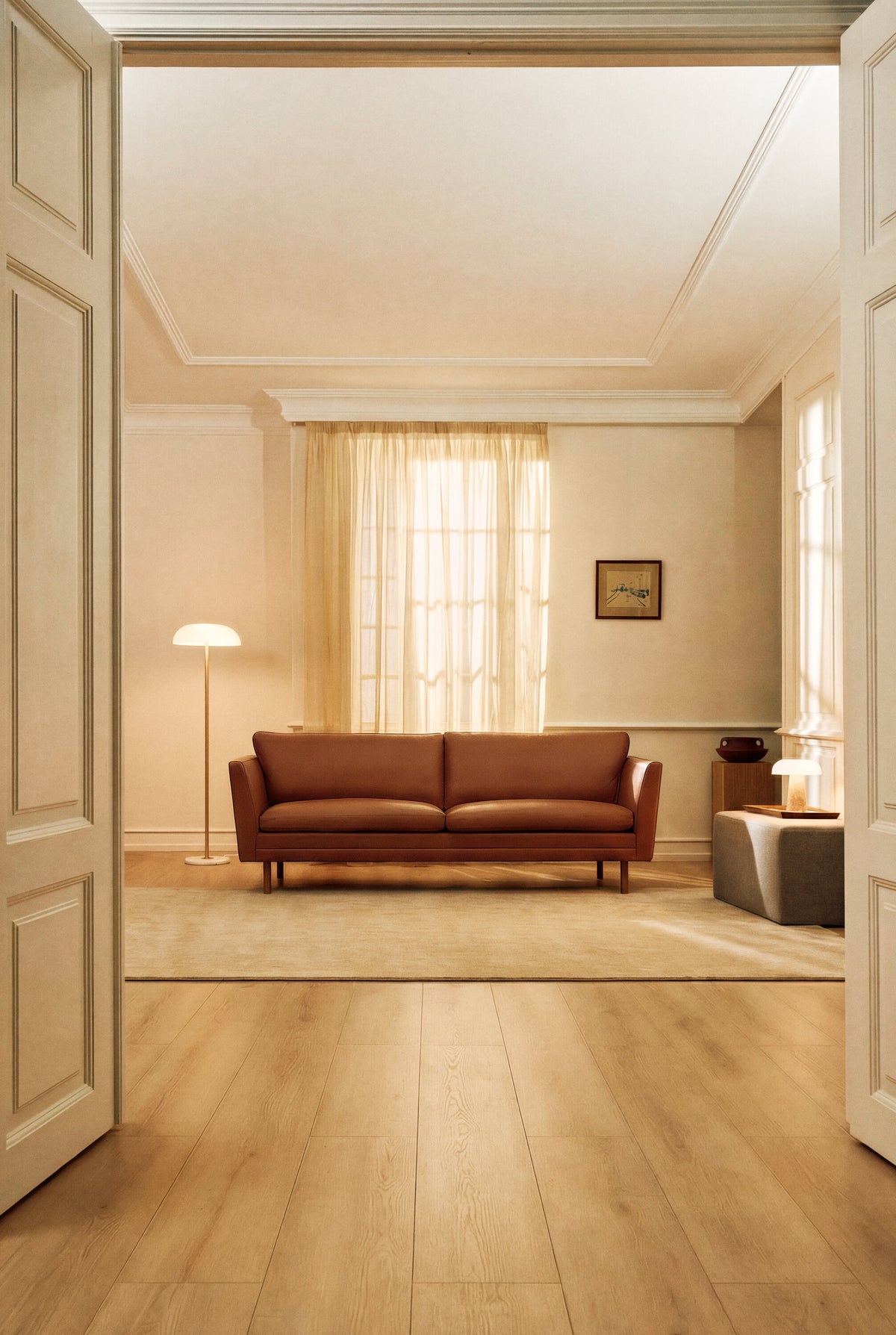 MH2301 Soffa, gefion läder från Mogens Hansen - 4 - Jacobsen Plus