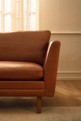 MH2301 Soffa, gefion läder från Mogens Hansen - 2 - Jacobsen Plus
