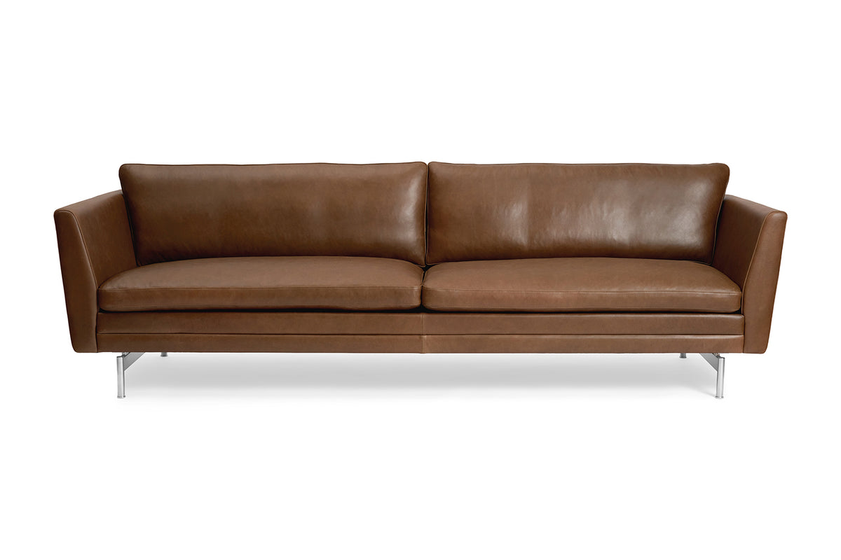 MH2301 Soffa, gefion läder från Mogens Hansen - 2 pers. sofa (158 cm) / Sadel - Jacobsen Plus