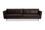 MH2301 Soffa, gefion läder från Mogens Hansen - 2 pers. sofa (158 cm) / Mørkebrun - Jacobsen Plus