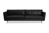 MH2301 Soffa, gefion läder från Mogens Hansen - 2 pers. sofa (158 cm) / Svart - Jacobsen Plus