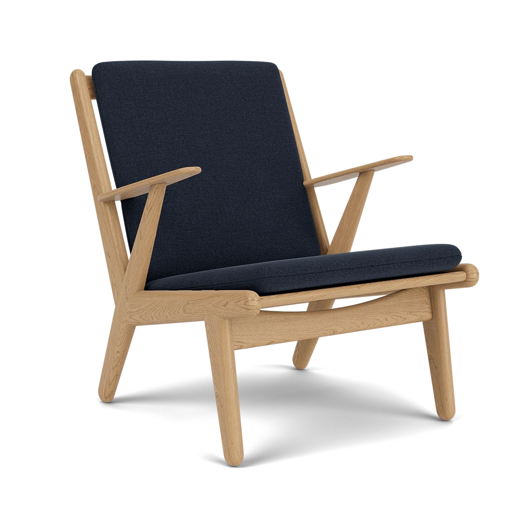J53 Fåtölj från FDB Møbler - MLF - Camira - Dark Blue/Tower (39) - Jacobsen Plus