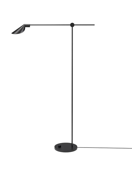 MS011 Golvlampa, svart PVD från Fritz Hansen - Jacobsen Plus
