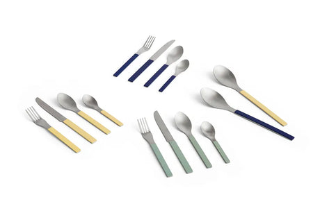 MVS Cutlery Set med 4, grön från Hay - 5 - Jacobsen Plus
