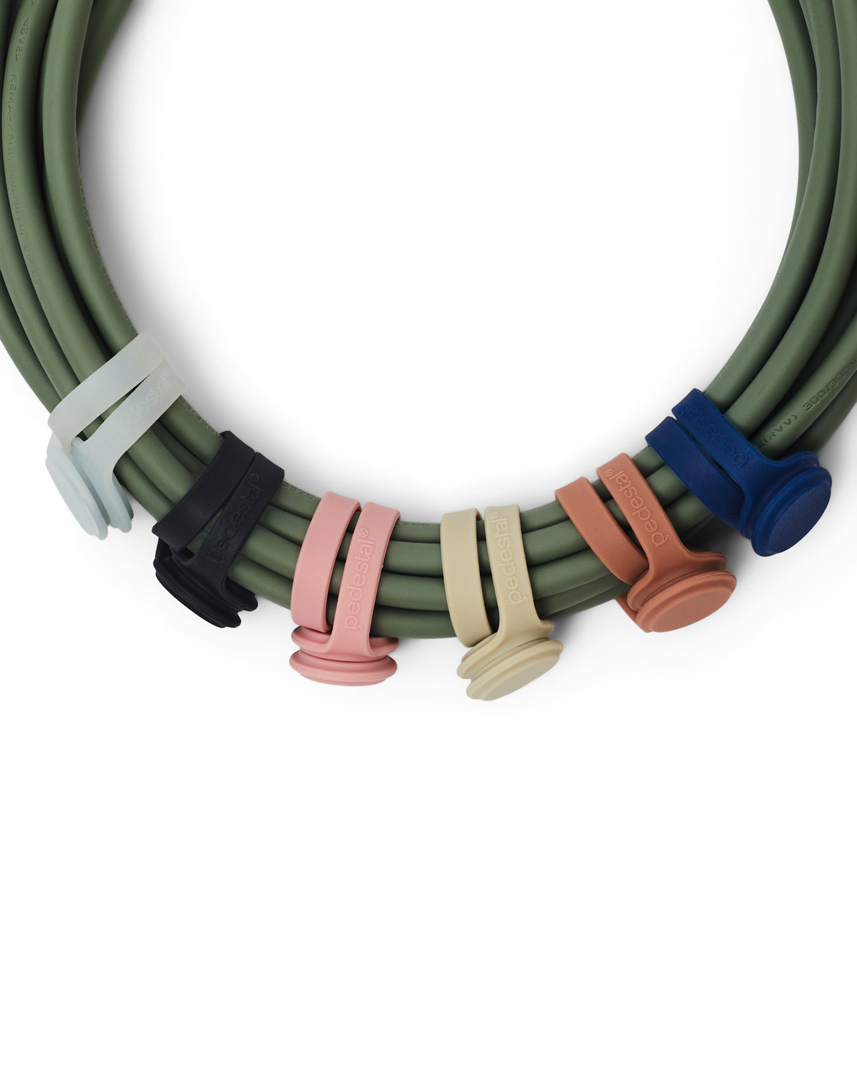 Pedestal - Magnetic Cable Ties, magnetiska kabelsamlare, 3 st. - 1 - Jacobsen Plus