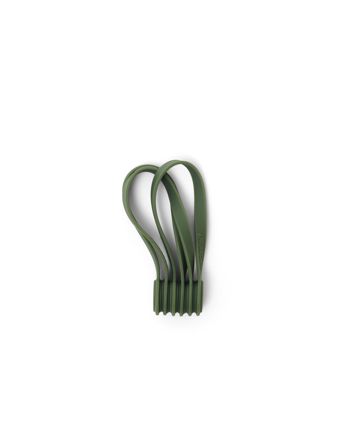 Pedestal - Magnetic Cable Ties, magnetiska kabelsamlare, 3 st. - Mossgrön - Jacobsen Plus