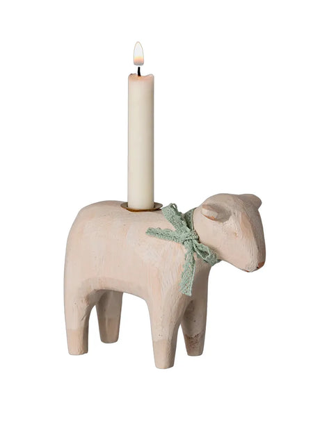 Lamm Ljusstake från Maileg - Rosa - Jacobsen Plus