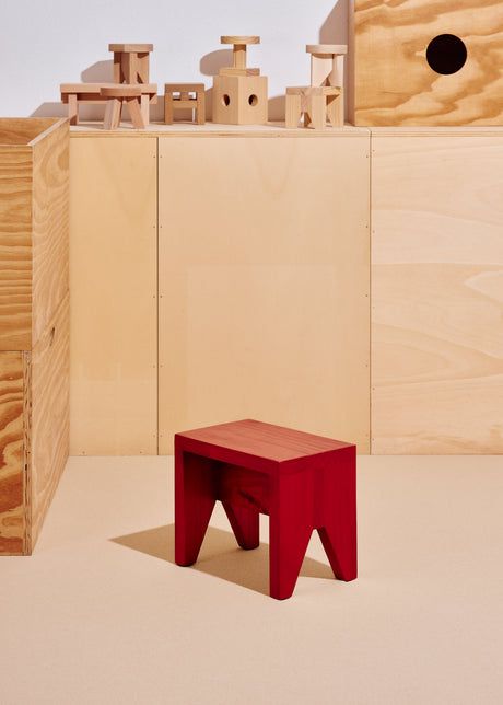 Manolito Stool, kort från HAY - Red - Jacobsen Plus