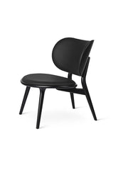 The Lounge Chair, svart bok med svart läder från Mater