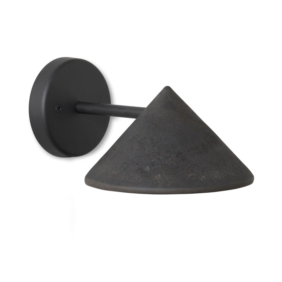 Terra vägglampa från Mater - Coffee Waste Black - Hardwired - Jacobsen Plus