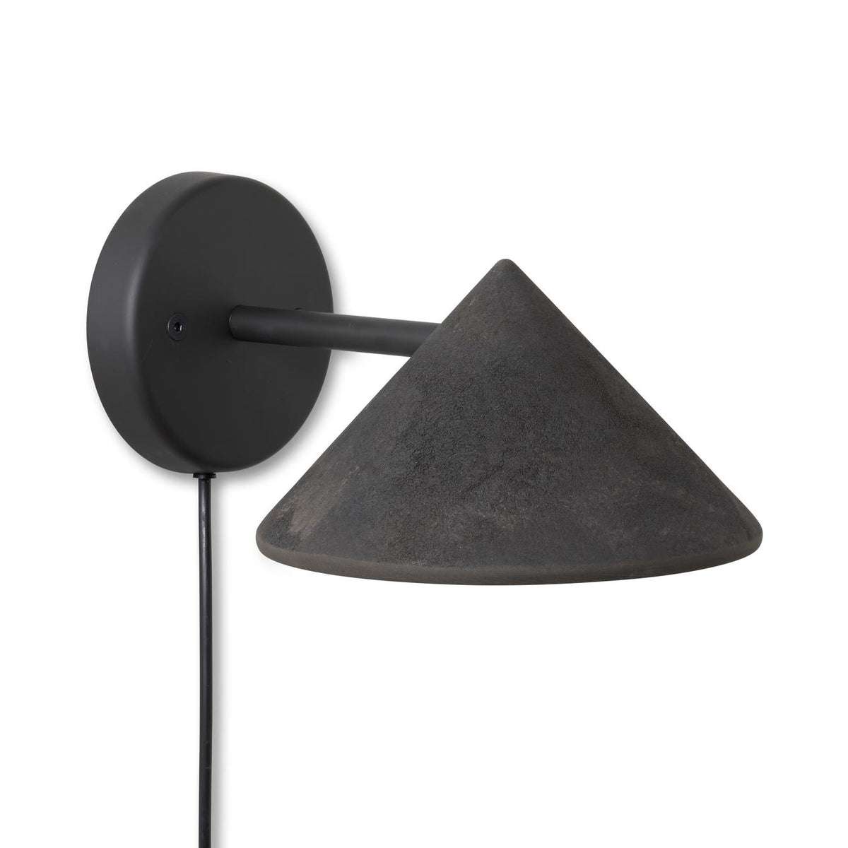 Terra vägglampa från Mater - Coffee Waste Black - Jacobsen Plus
