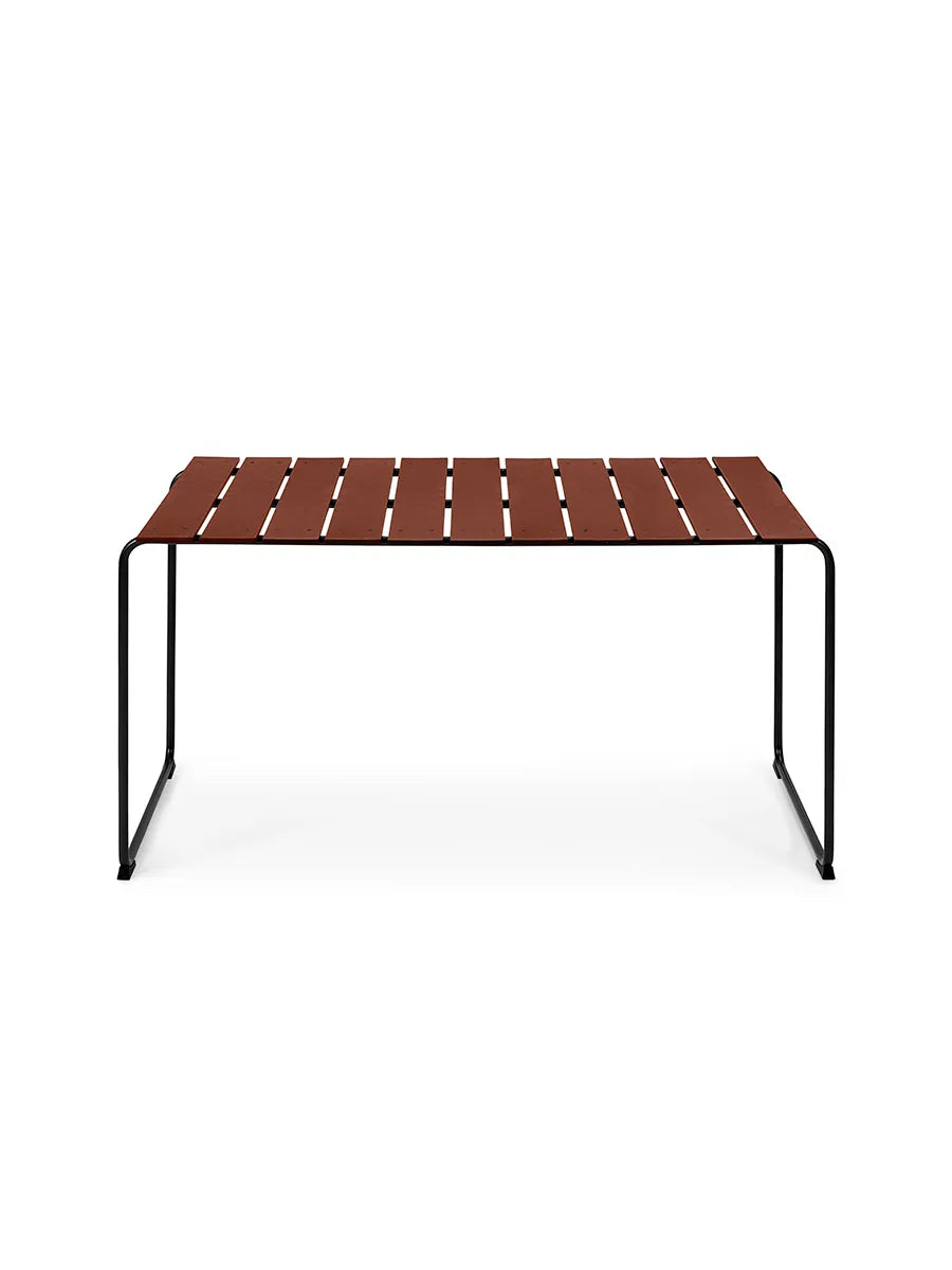 Ocean Trädgårdsbord 140x70, bränd röd från Mater - 3 - Jacobsen Plus