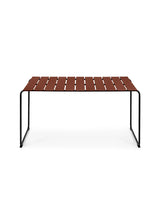 Ocean Trädgårdsbord 140x70, bränd röd från Mater - 3 - Jacobsen Plus