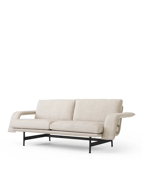 Meantime AV30 2-personers soffa från &Tradition - Ecriture 0210 / Polerad aluminium - Jacobsen Plus