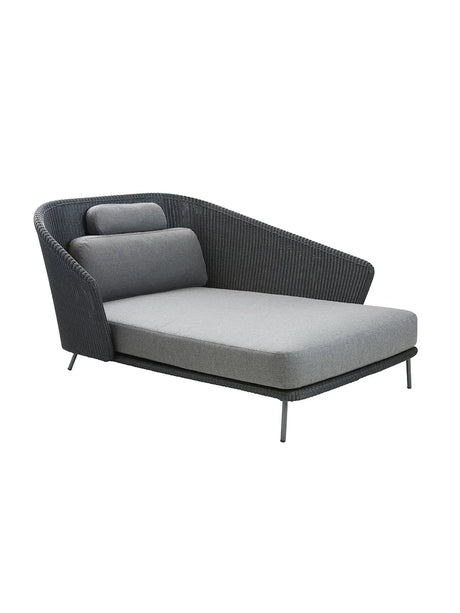 Mega Daybed, vänster, inkl. dynset från Cane-line - Jacobsen Plus