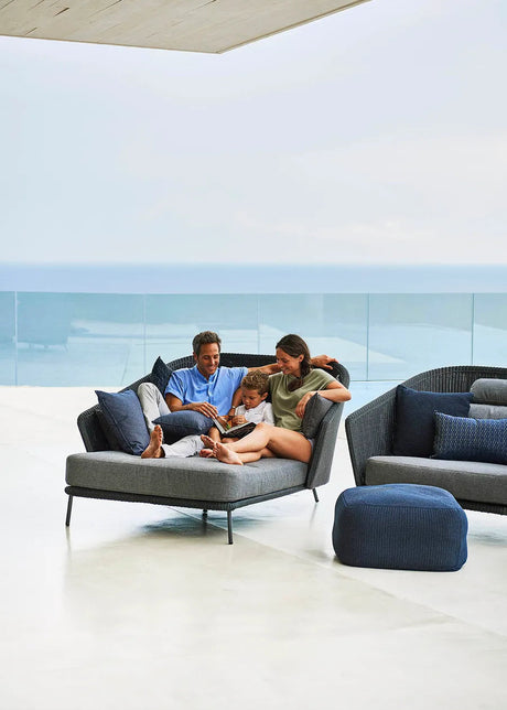 Mega Daybed, höger, inkl. dynset från Cane-line - 2 - Jacobsen Plus