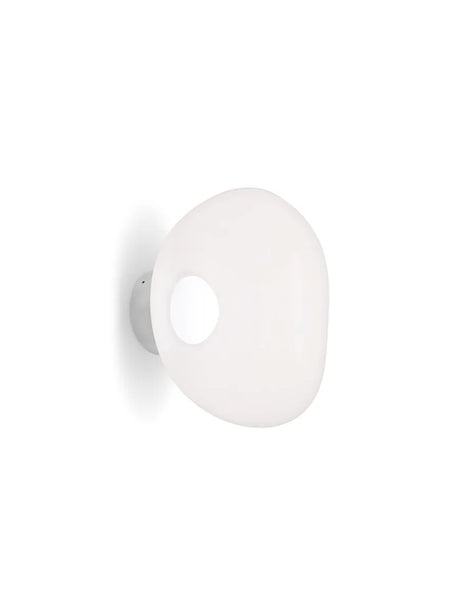 Melt Surface Mini vägglampa från Tom Dixon - Opal - Silver - Jacobsen Plus