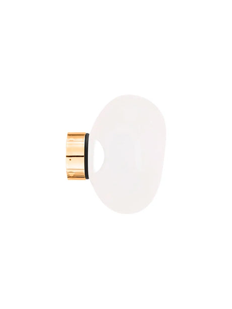 Melt Surface Mini vägglampa från Tom Dixon - Opal - Silver - Jacobsen Plus