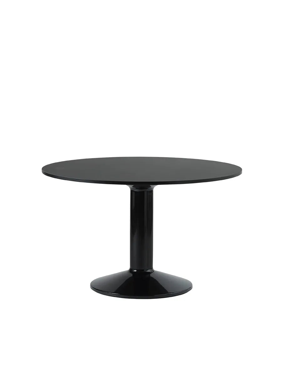 Midst Table Ø 120 cm, linoleum från Muuto - Black linoleum - black - Jacobsen Plus