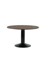 Midst Bord Ø 120 cm, mörkoljad ek från Muuto - 3 - Jacobsen Plus