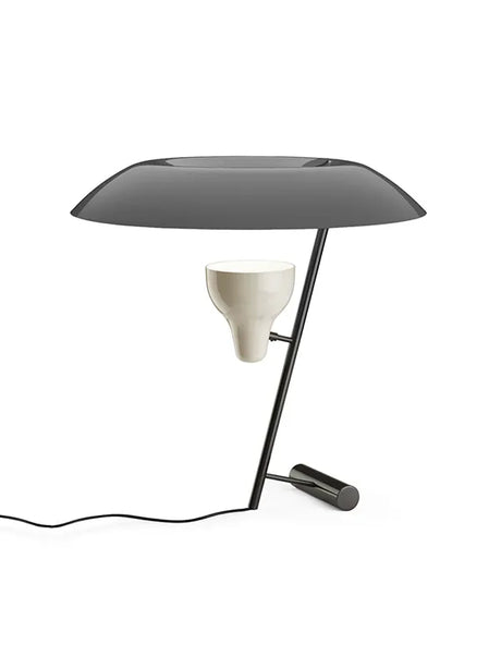 Model 548 Bordslampa från Astep - Sortlakeret med orange skærm - Jacobsen Plus