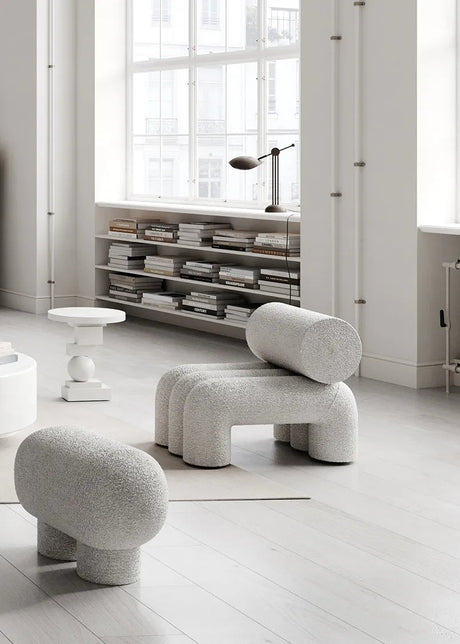 Big Foot Bench Petit, bouclé från 101 Copenhagen - 2 - Jacobsen Plus