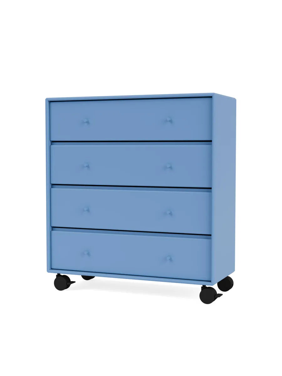 1125 Byrå inkl. hjul från Montana - Azure - Jacobsen Plus