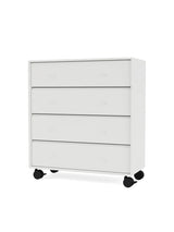 1125 Byrå inkl. hjul från Montana - White - Jacobsen Plus