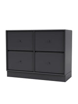4124 Byrå inkl. sockel från Montana - Anthracite / Sokkel 3 cm - Jacobsen Plus