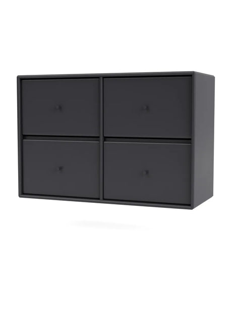 4124 Byrå inkl. upphängning från Montana - Anthracite - Jacobsen Plus