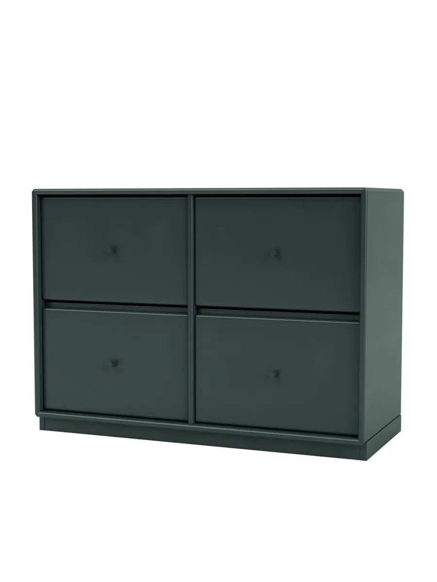 4124 Byrå inkl. sockel från Montana - Black Jade / Sokkel 3 cm - Jacobsen Plus