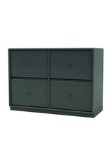 4124 Byrå inkl. sockel från Montana - Black Jade / Sokkel 3 cm - Jacobsen Plus