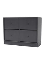 4124 Byrå inkl. sockel från Montana - Coal / Sokkel 7 cm - Jacobsen Plus