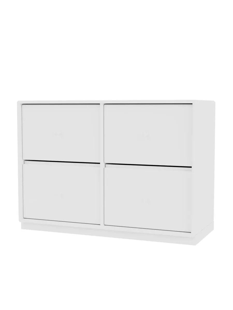 4124 Byrå inkl. sockel från Montana - New white / Sokkel 3 cm - Jacobsen Plus