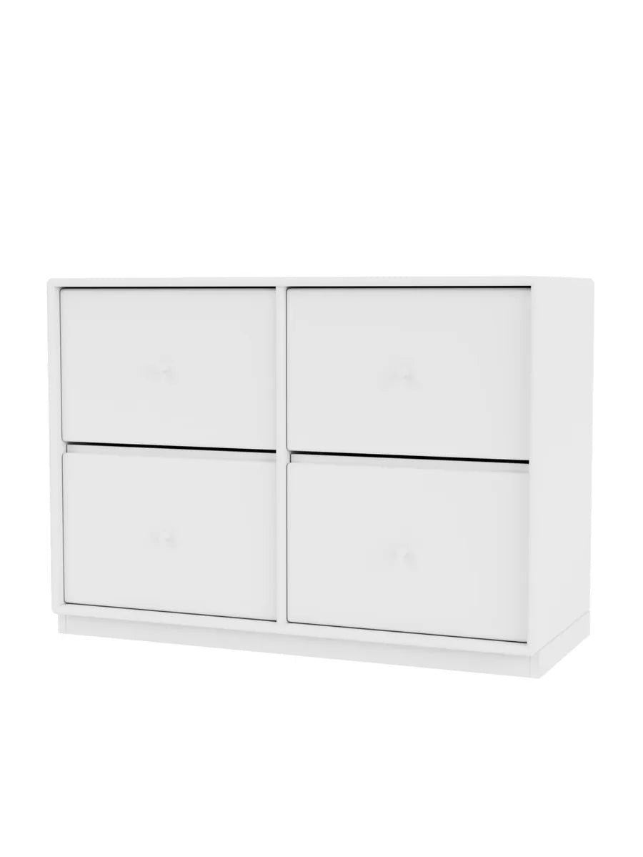 4124 Byrå inkl. sockel från Montana - Snow / Sokkel 3 cm - Jacobsen Plus
