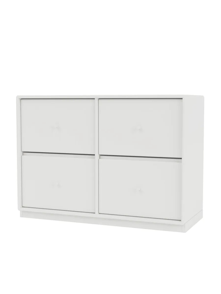 4124 Byrå inkl. sockel från Montana - White / Sokkel 3 cm - Jacobsen Plus