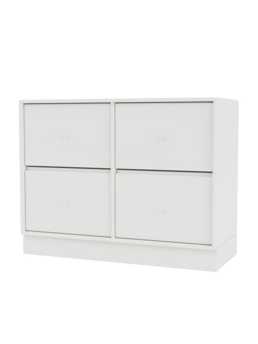 4124 Byrå inkl. sockel från Montana - White / Sokkel 7 cm - Jacobsen Plus
