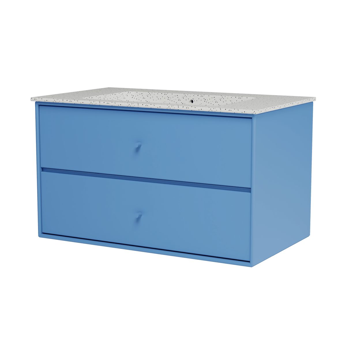 Montana Basin SU1401 – badrumsmodul med tvättställ, 83 cm - Azure - Jacobsen Plus