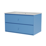 Montana Basin SU1401 – badrumsmodul med tvättställ, 83 cm - Azure - Jacobsen Plus