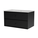 Montana Basin SU1401 – badrumsmodul med tvättställ, 83 cm - Black - Jacobsen Plus