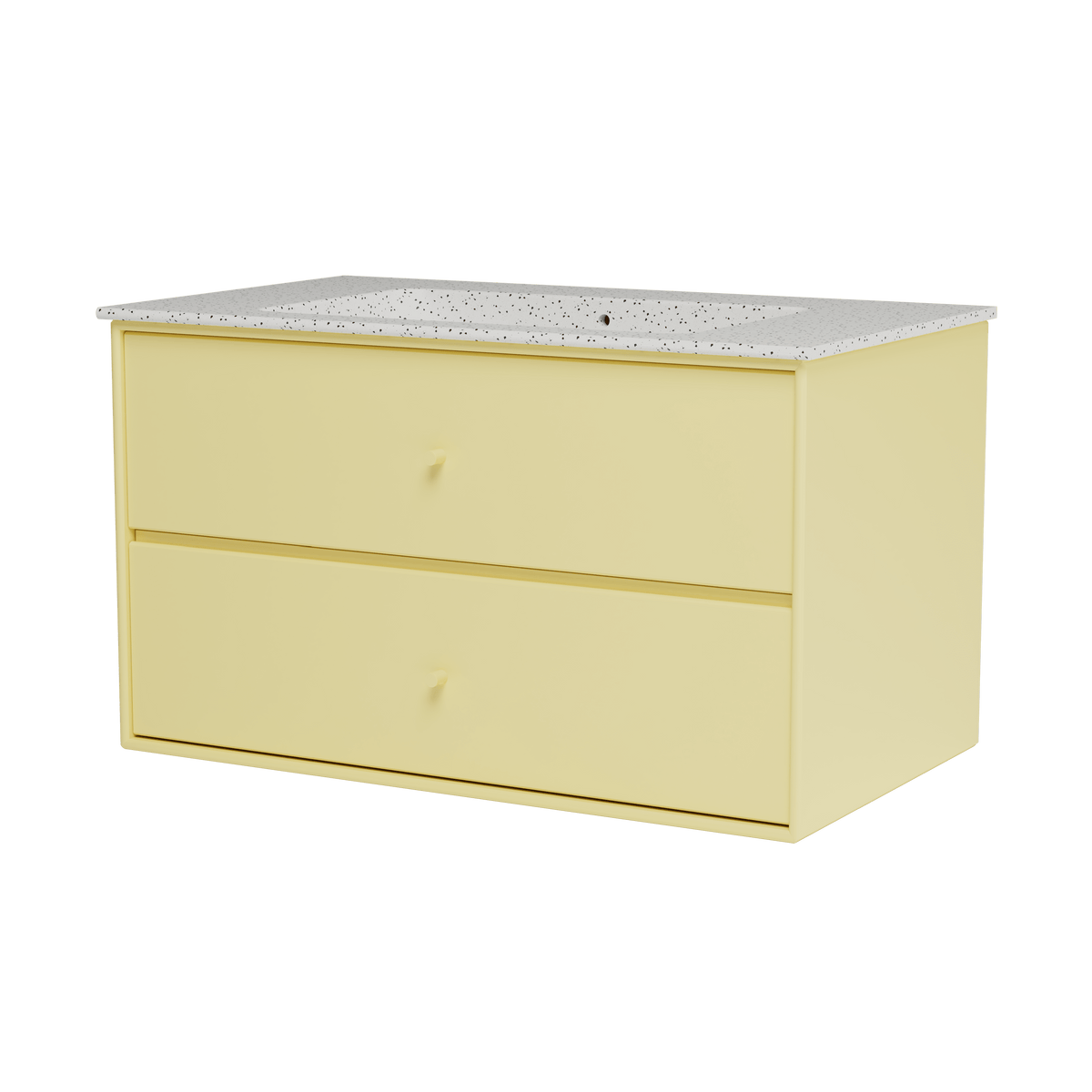 Montana Basin SU1401 – badrumsmodul med tvättställ, 83 cm - Camomile - Jacobsen Plus